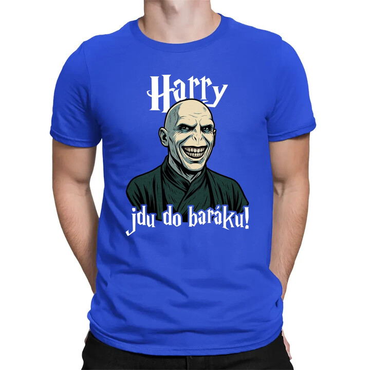 Harry, jdu do baráku! - pánské tričko s potiskem