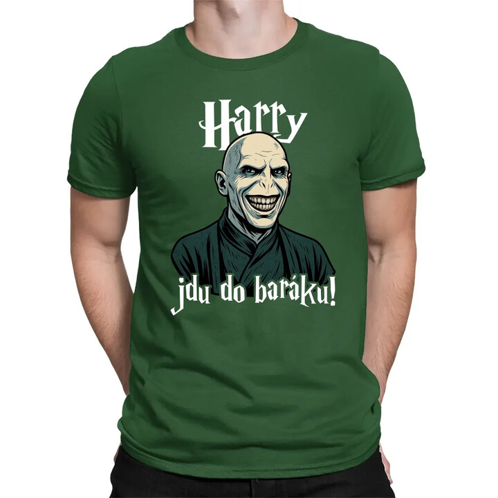 Harry, jdu do baráku! - pánské tričko s potiskem
