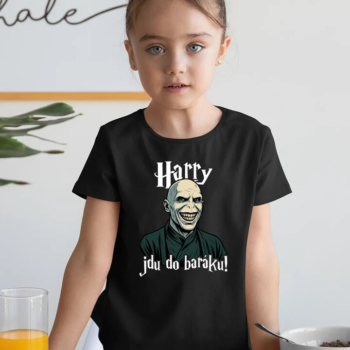 Harry, jdu do baráku! - dětské tričko s potiskem