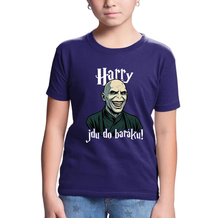 Harry, jdu do baráku! - dětské tričko s potiskem