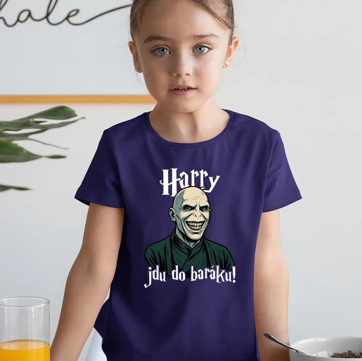 Harry, jdu do baráku! - dětské tričko s potiskem