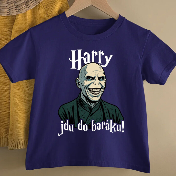 Harry, jdu do baráku! - dětské tričko s potiskem