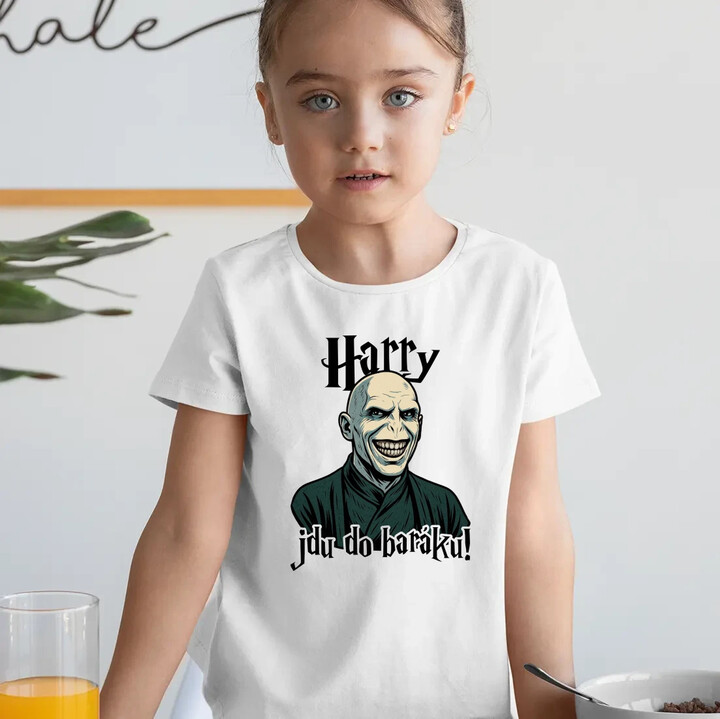 Harry, jdu do baráku! - dětské tričko s potiskem