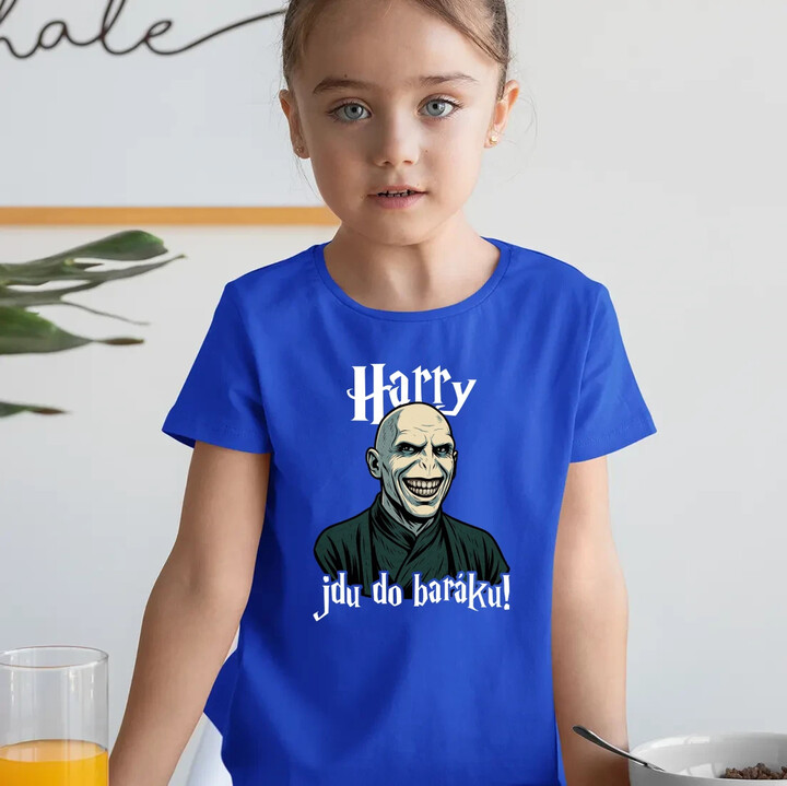 Harry, jdu do baráku! - dětské tričko s potiskem