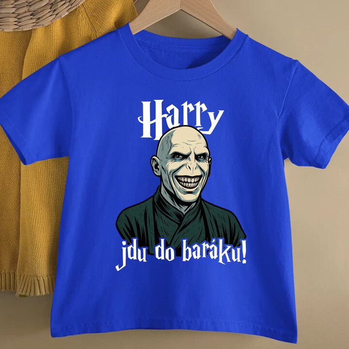 Harry, jdu do baráku! - dětské tričko s potiskem