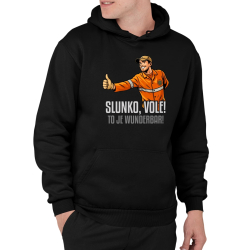 Slunko, vole! To je wunderbar - pánská mikina s potiskem pro fanoušky Most!