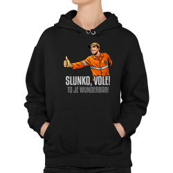 Slunko, vole! To je wunderbar - dámská mikina s potiskem pro fanoušky Most!