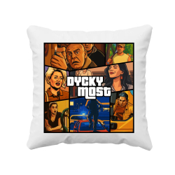 Dycky Most - polštář s potiskem pro fanoušky seriálu Most!