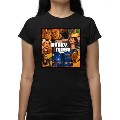 Dycky Most  - dámské tričko s potiskem pro fanoušky seriálu Most!