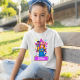 Rumi, Mira i Zoey - Huntrix - vložte jméno  - dětské tričko s potiskem pro fanoušky kpop demon hunters - personalizovaný produkt