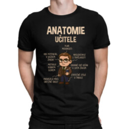 Anatomie učitele - pánské tričko s potiskem