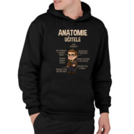 Anatomie učitele - pánská mikina s potiskem