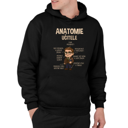 Anatomie učitele - pánská mikina s potiskem