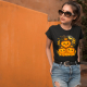 Den dýní - halloween - dýně  - dámské tričko s potiskem