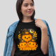 Den dýní - halloween - dýně  - dámské tričko s potiskem