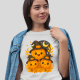 Den dýní - halloween - dýně  - dámské tričko s potiskem