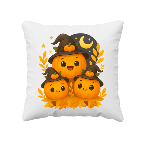 Den dýní - halloween - dýně - polštář s potiskem