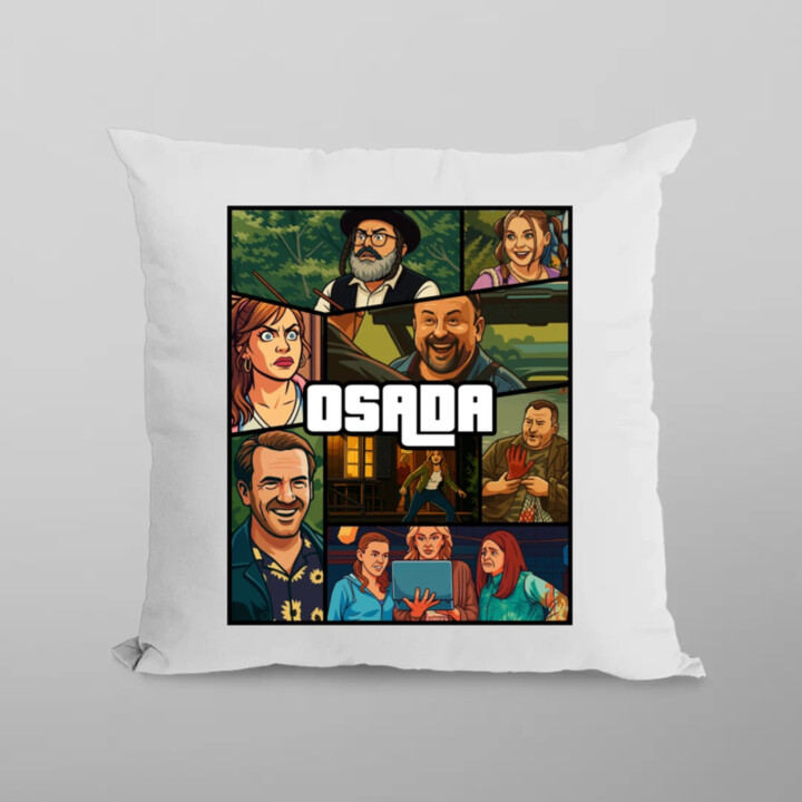 Osada - polštář s potiskem pro fanoušky seriálu Osada