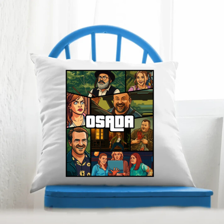 Osada - polštář s potiskem pro fanoušky seriálu Osada