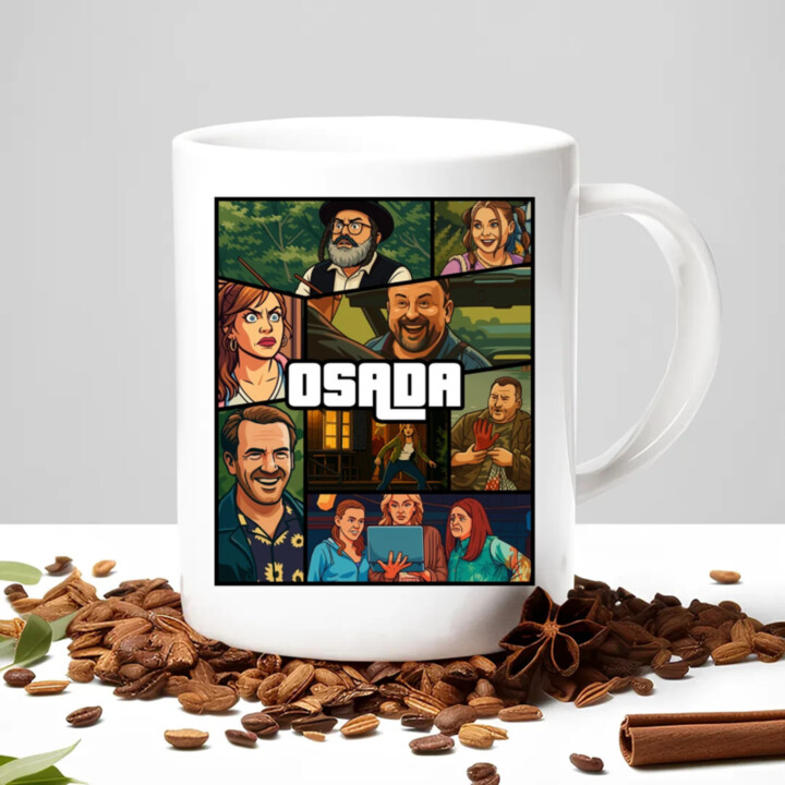 Osada - hrnek s potiskem pro fanoušky seriálu Osada