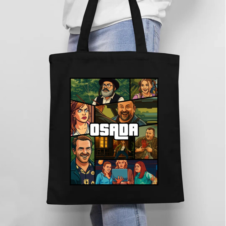 Osada - taška s potiskem pro fanoušky seriálu Osada
