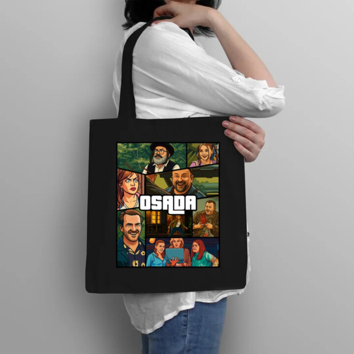 Osada - taška s potiskem pro fanoušky seriálu Osada