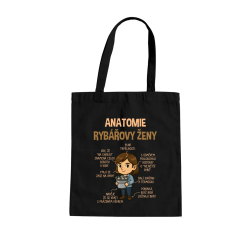 Anatomie rybářovy ženy  - taška s potiskem