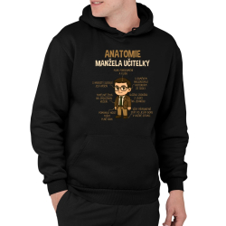 Anatomie manžela učitelky - pánská mikina s potiskem