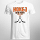 Hokej není hobby - to je můj útěk od reality - pánské tričko s potiskem
