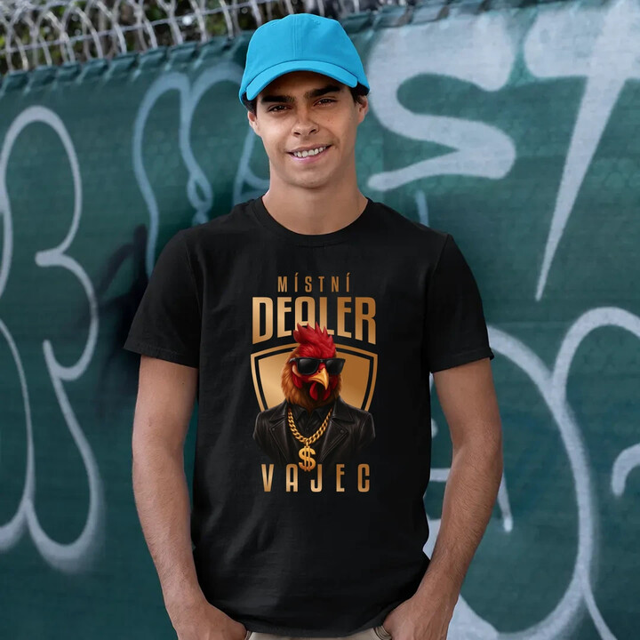 Místní dealer vajec v2 - pánské tričko s potiskem
