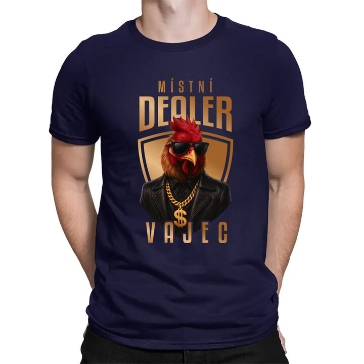Místní dealer vajec v2 - pánské tričko s potiskem