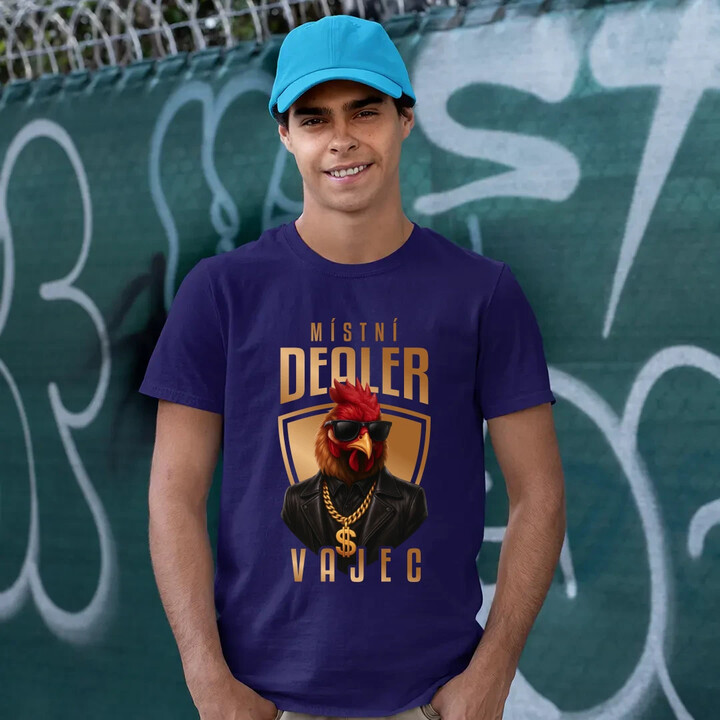 Místní dealer vajec v2 - pánské tričko s potiskem