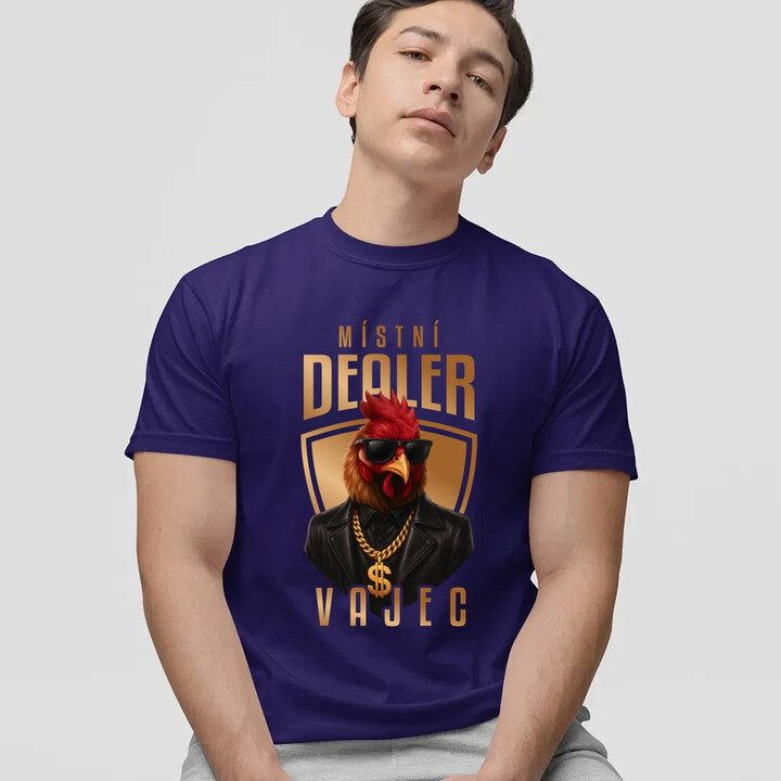 Místní dealer vajec v2 - pánské tričko s potiskem