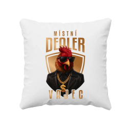 Místní dealer vajec v2 - polštář s potiskem