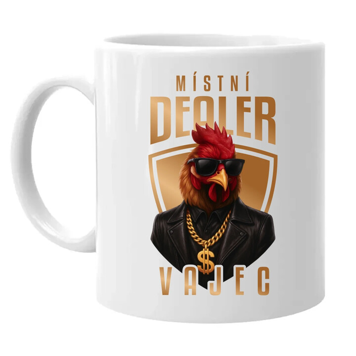 Místní dealer vajec v2 - hrnek s potiskem