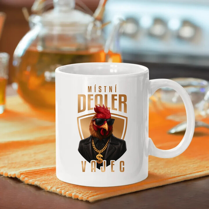 Místní dealer vajec v2 - hrnek s potiskem