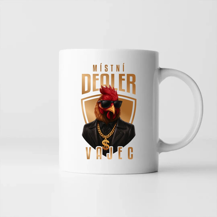 Místní dealer vajec v2 - hrnek s potiskem