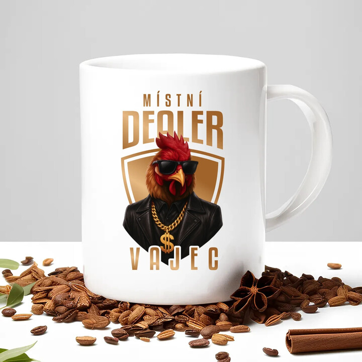 Místní dealer vajec v2 - hrnek s potiskem