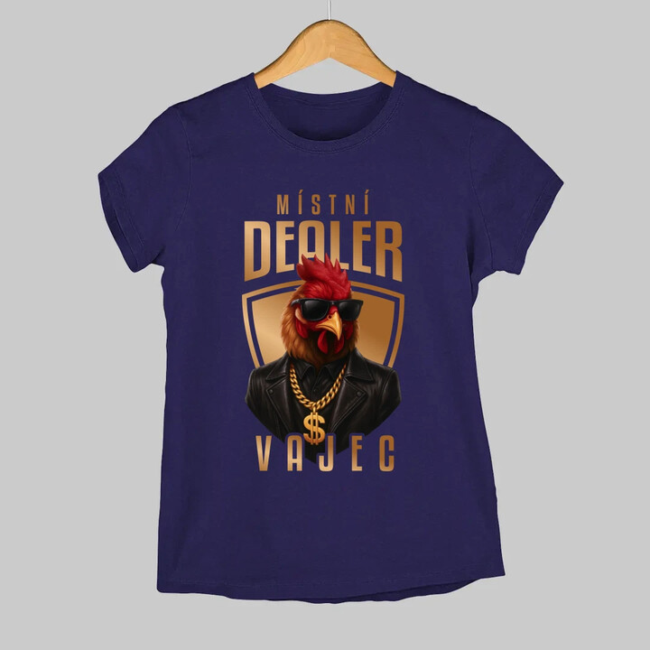 Místní dealer vajec v2 - dámské tričko s potiskem