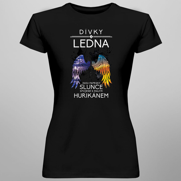 Dívky z ledna - dámská trička s potiskem