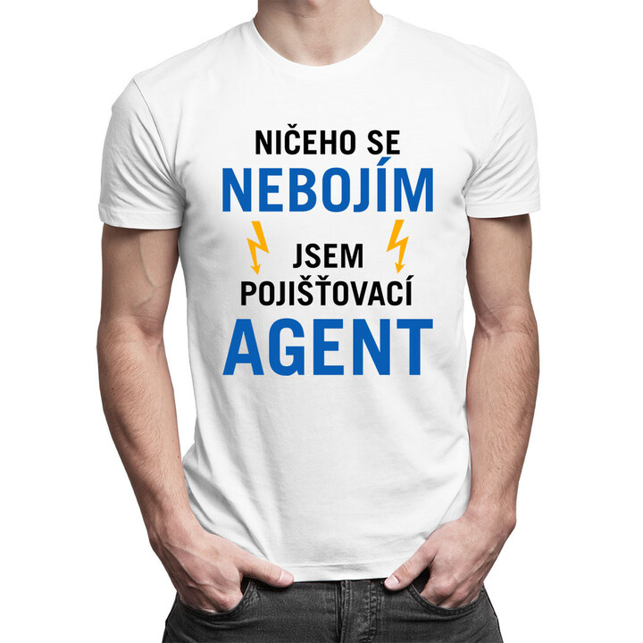 Jsem pojišťovací agent - pánské tričko s potiskem