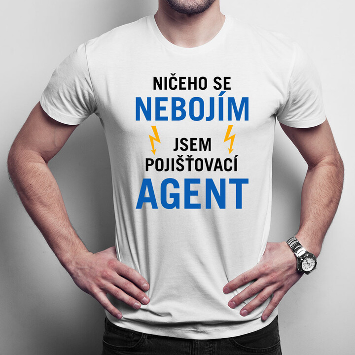 Jsem pojišťovací agent - pánské tričko s potiskem