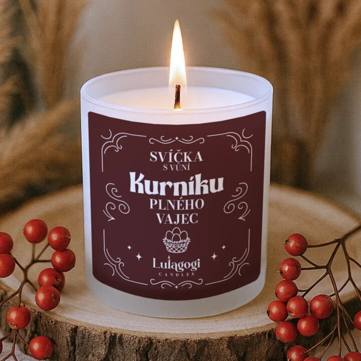 Takovou učitelku abyste se svíčkou pohledali! - vonná svíce s potiskem