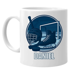 Hokej – jméno - hrnek s potiskem - personalizovaný produkt