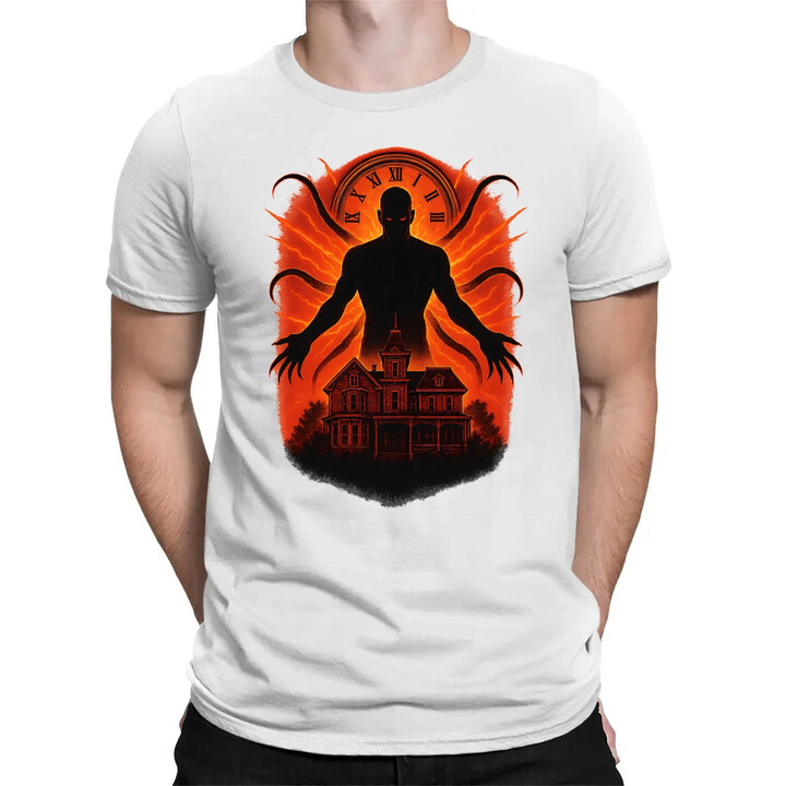 Dům Věčný - pro fanoušky seriálu Stranger Things - pánské tričko s potiskem