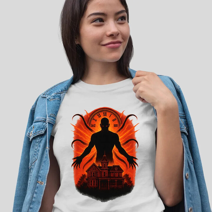 Dům Věčný - pro fanoušky seriálu Stranger Things  - dámské tričko s potiskem