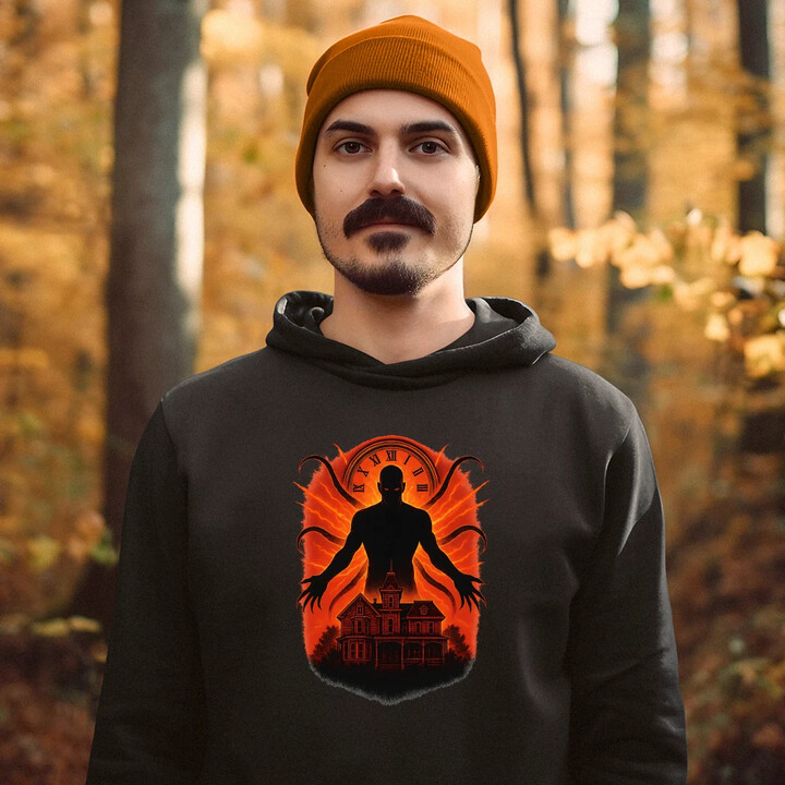 Dům Věčný - pro fanoušky seriálu Stranger Things - pánská mikina s potiskem