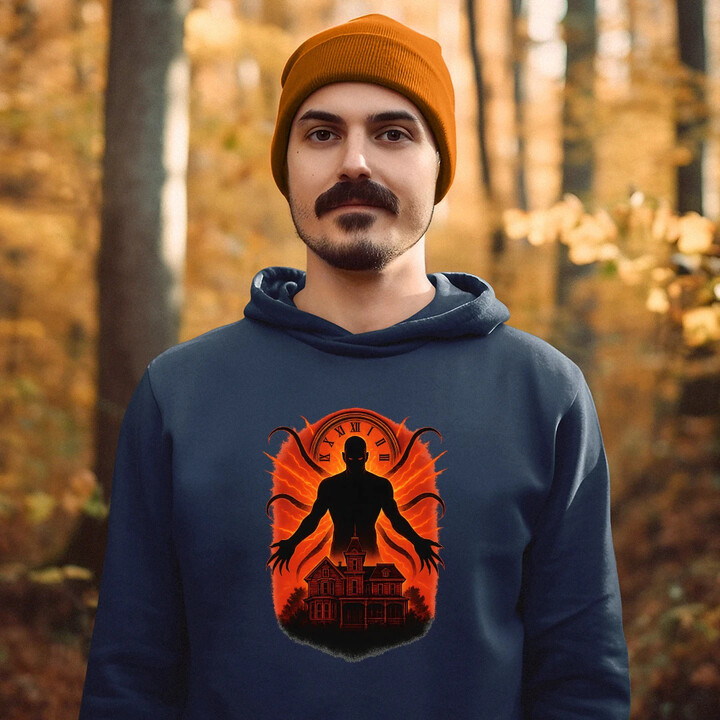 Dům Věčný - pro fanoušky seriálu Stranger Things - pánská mikina s potiskem