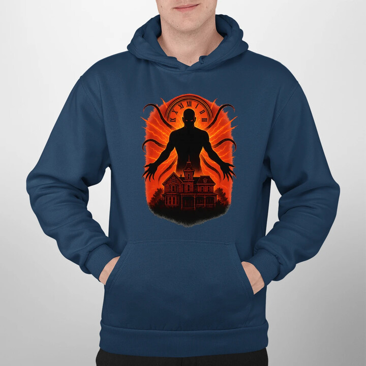 Dům Věčný - pro fanoušky seriálu Stranger Things - pánská mikina s potiskem