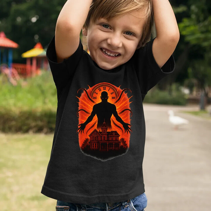Dům Věčný - pro fanoušky seriálu Stranger Things - dětské tričko s potiskem